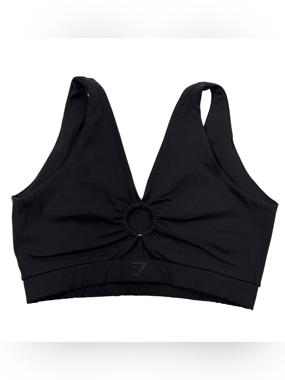 Gymshark Whitney Simmons Black Ring Detail Athletic Sports Bra Medium M Running